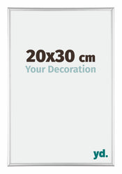 Kent Aluminium Cadre Photo 20x30cm Argent Brillant De Face Mesure | yourdeclineoration.com