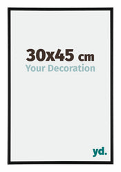 Kent Aluminium Cadre Photo 30x45cm Noir Mat De Face Mesure | yourdeclineoration.com