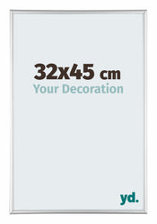 Kent Aluminium Cadre Photo 32x45cm Argent Brillant De Face Mesure | yourdeclineoration.com