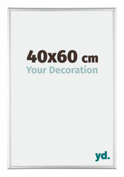 Kent Aluminium Cadre Photo 40x60cm Argent Brillant De Face Mesure | yourdeclineoration.com