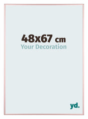 Kent Aluminium Cadre Photo 48x67cm Cuivre De Face Mesure | yourdeclineoration.com