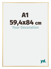 Kent Aluminium Cadre Photo 59 4x84cm A1 Or De Face Mesure | yourdeclineoration.com