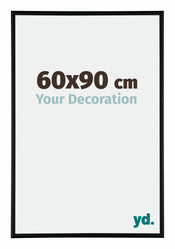 Kent Aluminium Cadre Photo 60x90cm Noir Mat De Face Mesure | yourdeclineoration.com