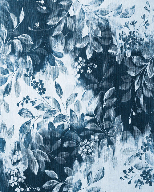 Komar Idyllic Indigo Intisse Papier Peint 200x250cm 2 bandes | yourdeclineoration.com
