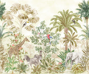 Komar Wild Wonderland Intisse Papier Peint 300x250cm 3 bandes | yourdeclineoration.com