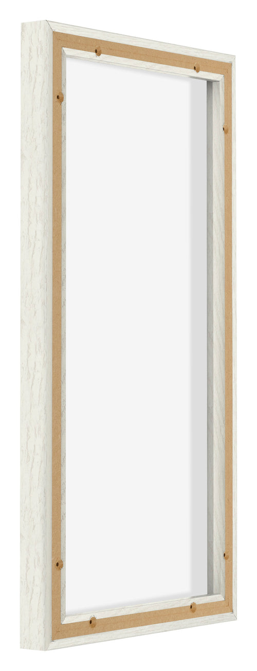 Lyon MDF Baklijst 1 2 White Wash Arriere Oblique | yourdeclineoration.com