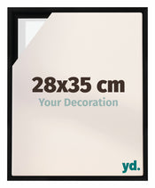 Lyon MDF Baklijst 28x35cm Noir Mat De Face Mesure | yourdeclineoration.com