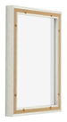Lyon MDF Baklijst 3 4 White Wash Arriere Oblique | yourdeclineoration.com