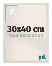 Lyon MDF Baklijst 30x40cm Blanc Mat De Face Mesure | yourdeclineoration.com
