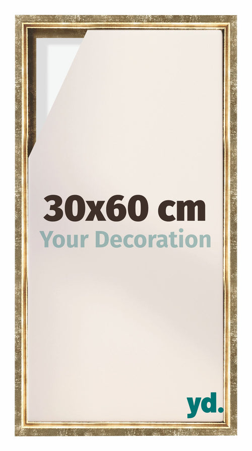 Lyon MDF Baklijst 30x60cm Or Antique De Face Mesure | yourdeclineoration.com