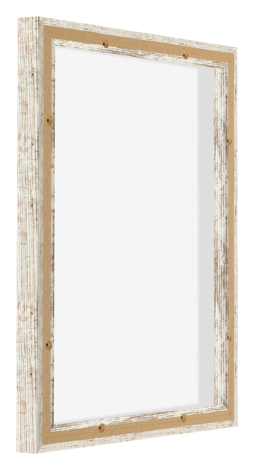 Lyon MDF Baklijst 4 5 Blanc Vintage Arriere Oblique | yourdeclineoration.com