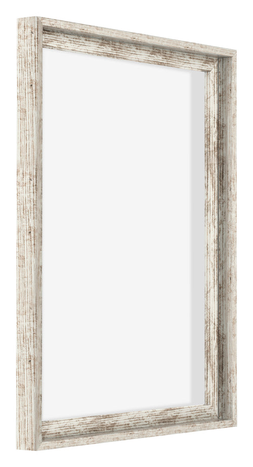 Lyon MDF Baklijst 4 5 Blanc Vintage De Face Oblique | yourdeclineoration.com