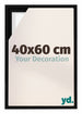 Lyon MDF Baklijst 40x60cm Noir Mat De Face Mesure | yourdeclineoration.com