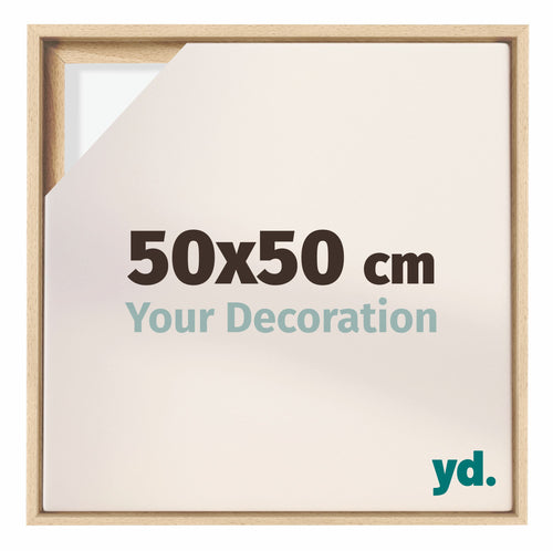 Lyon MDF Baklijst 50x50cm Hetre De Face Mesure | yourdeclineoration.com