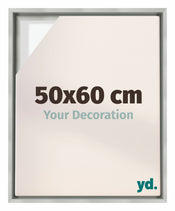 Lyon MDF Baklijst 50x60cm Argent Mat De Face Mesure | yourdeclineoration.com