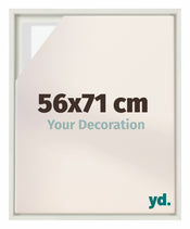 Lyon MDF Baklijst 56x71cm Blanc Mat De Face Mesure | yourdeclineoration.com