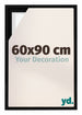 Lyon MDF Baklijst 60x90cm Noir Mat De Face Mesure | yourdeclineoration.com