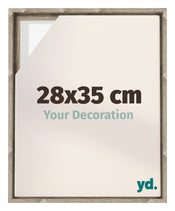Lyon MDF Cadre Flottant 28x35cm Chene Sonoma De Face Mesure | yourdeclineoration.com