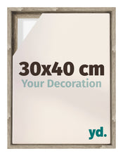 Lyon MDF Cadre Flottant 30x40cm Chene Sonoma De Face Mesure | yourdeclineoration.com