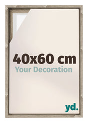Lyon MDF Cadre Flottant 40x60cm Chene Sonoma De Face Mesure | yourdeclineoration.com