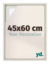 Lyon MDF Cadre Flottant 45x60cm White Wash De Face Mesure | yourdeclineoration.com