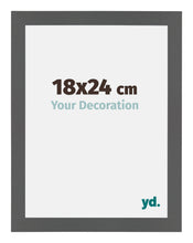 Mura MDF Cadre Photo 18x24cm Anthracite Mesure | yourdeclineoration.com