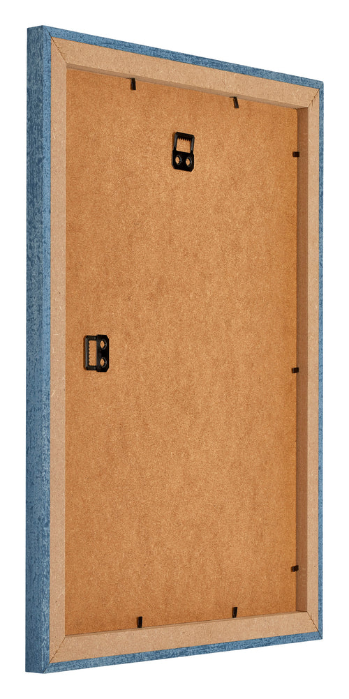 Mura MDF Cadre Photo 18x24cm Bleu Brillant Geveegd Arriere Oblique | yourdeclineoration.com