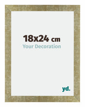 Mura MDF Cadre Photo 18x24cm Or Antique De Face Mesure | yourdeclineoration.com