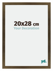 Mura MDF Cadre Photo 20x28cm Bronze Décor De Face Mesure | yourdeclineoration.com