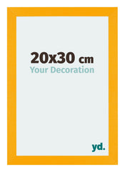 Mura MDF Cadre Photo 20x30cm Jaune De Face Mesure | yourdeclineoration.com
