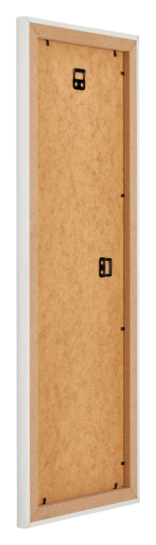 Mura MDF Cadre Photo 20x60 Blanc Mat Arriere Oblique | yourdeclineoration.com