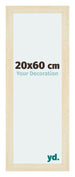 Mura MDF Cadre Photo 20x60cm Sable Balayé De Face Mesure | yourdeclineoration.com