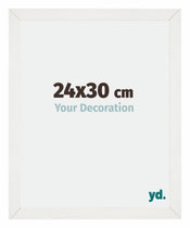 Mura MDF Cadre Photo 24x30cm Blanc Balayé De Face Mesure | yourdeclineoration.com