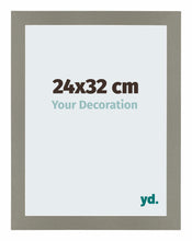 Mura MDF Cadre Photo 24x32cm Anthracite De Face Mesure | yourdeclineoration.com