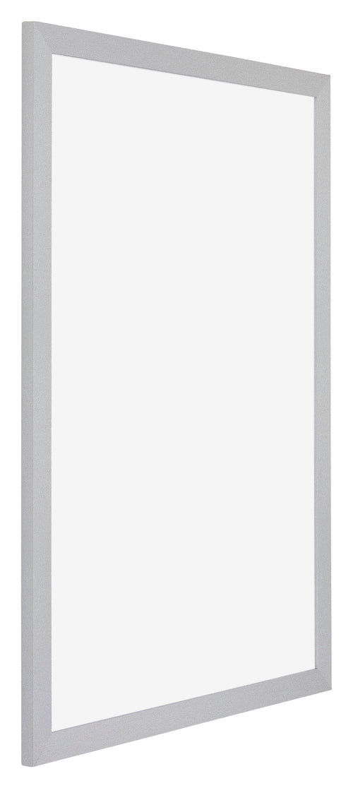 Mura MDF Cadre Photo 25x35cm Argent Mat De Face Oblique | yourdeclineoration.com