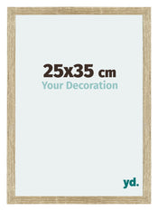 Mura MDF Cadre Photo 25x35cm Chêne Sonoma De Face Mesure | yourdeclineoration.com