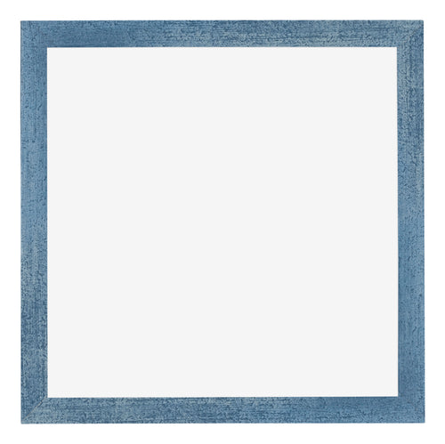 Mura MDF Cadre Photo 30x30cm Bleu Brillant Geveegd De Face | yourdeclineoration.com