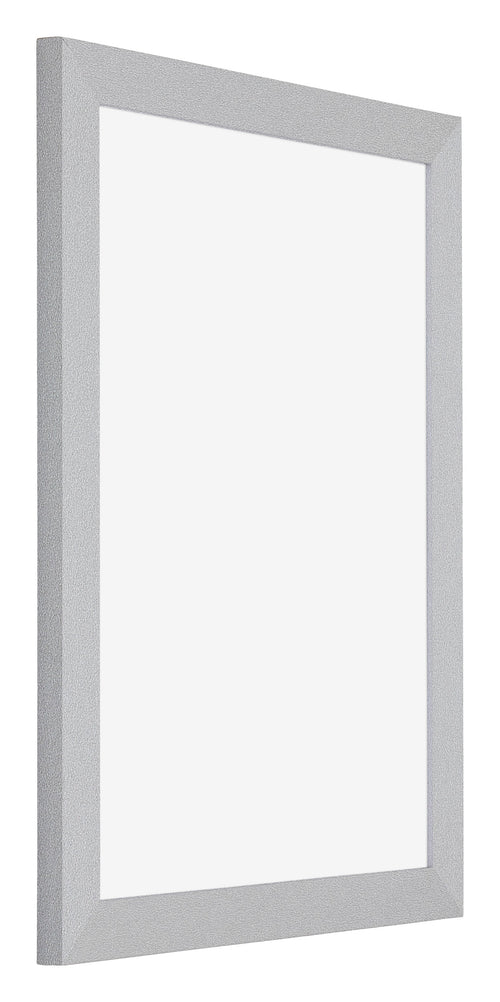 Mura MDF Cadre Photo 30x40cm Argent Mat De Face Oblique | yourdeclineoration.com
