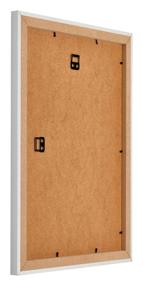 Mura MDF Cadre Photo 30x40cm Blanc Mat Arriere Oblique | yourdeclineoration.com