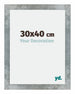 Mura MDF Cadre Photo 30x40cm Fer Patine De Face Mesure | yourdeclineoration.com