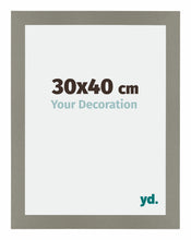 Mura MDF Cadre Photo 30x40cm Gris De Face Mesure | yourdeclineoration.com