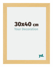 Mura MDF Cadre Photo 30x40cm Hêtre Décor De Face Mesure | yourdeclineoration.com