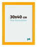 Mura MDF Cadre Photo 30x40cm Jaune De Face Mesure | yourdeclineoration.com