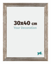 Mura MDF Cadre Photo 30x40cm Métal Vintage De Face Mesure | yourdeclineoration.com