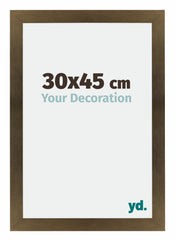 Mura MDF Cadre Photo 30x45cm Bronze Décor De Face Mesure | yourdeclineoration.com