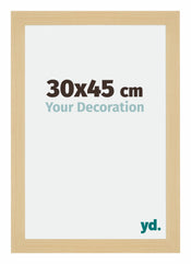 Mura MDF Cadre Photo 30x45cm Décor Érable De Face Mesure | yourdeclineoration.com