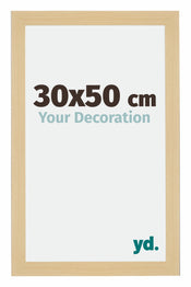 Mura MDF Cadre Photo 30x50cm Hêtre Décor De Face Mesure | yourdeclineoration.com