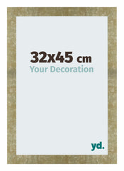 Mura MDF Cadre Photo 32x45cm Or Antique De Face Mesure | yourdeclineoration.com