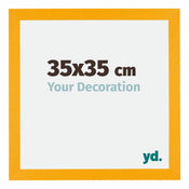 Mura MDF Cadre Photo 35x35cm Jaune Vorozijde Mesure | yourdeclineoration.com