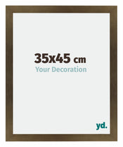 Mura MDF Cadre Photo 35x45cm Bronze Décor De Face Mesure | yourdeclineoration.com